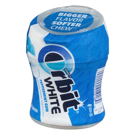 Orbit White Peppermint Sugarfree Gum Hy Vee Aisles Online Grocery