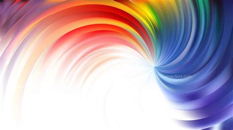Abstract Colorful Swirl Background Vector Image