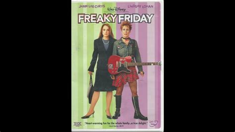 Opening And Closing To Freaky Friday 2003 Dvd Youtube