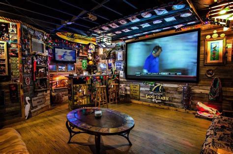 Set Up An Awesome Man Cave With An Amazing Tv Mancavebasement