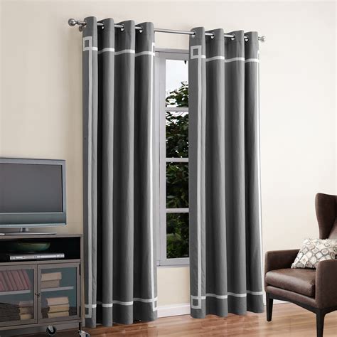 Scarf curtains ikea curtains white curtains curtain fabric bedroom curtains long shower curtains t home gray bedroom shutters. Simple White And Gray Modern Funky Blackout Bedroom ...