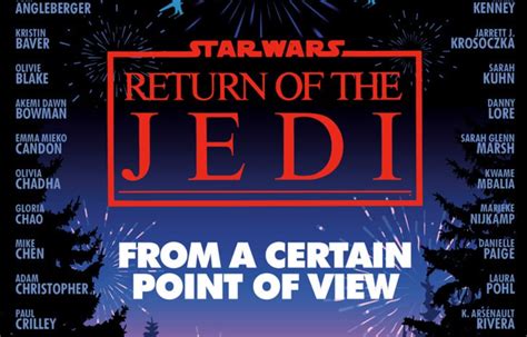 Every Story Announced For From A Certain Point Of View Return Of The Jedi Novel Star Wars