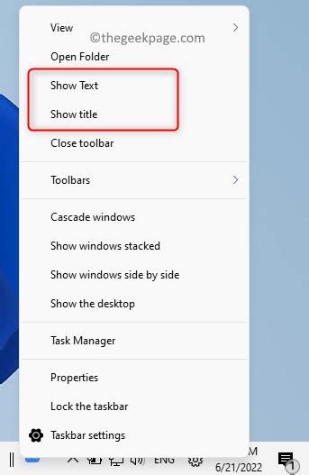 How To Add Quick Launch Toolbar To Taskbar In Windows 11