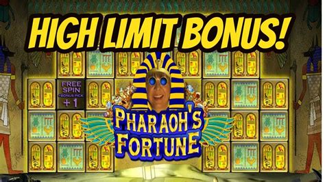 Pharaohs Fortune High Limit Slot Machine Bonus Youtube