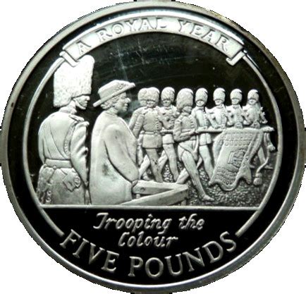 Gibraltar pound (gip) and united states dollar (usd) currency exchange rate conversion calculator. 5 Pounds - Elizabeth II (Trooping of the Colour ...