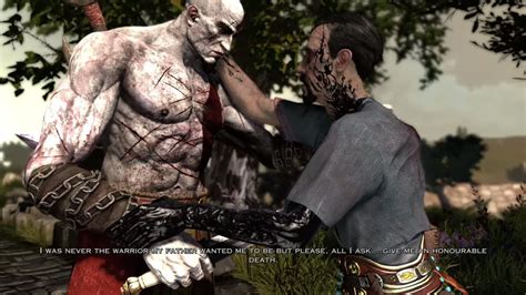 God Of War Kratos Kills Son Of Ares Youtube