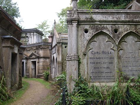 Highgate Cemetery London Part Of The Circle Of Lebanon The Mausoleum