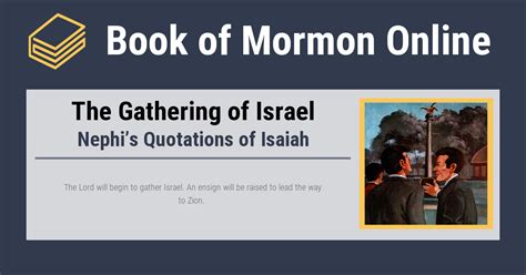 The Gathering Of Israel • Book Of Mormon Online