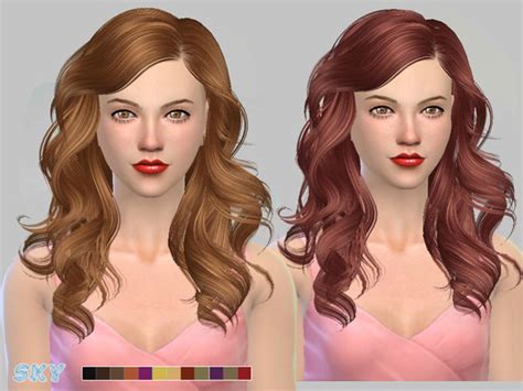 The Sims Resource Hairs 187 By Skysims Sims 4 Hairs