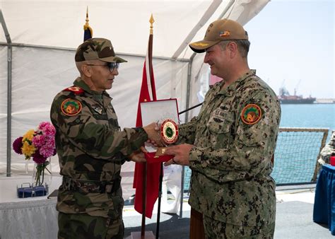 Us Naval Forces Africa Leaders Host Royal Moroccan Navy Leaders