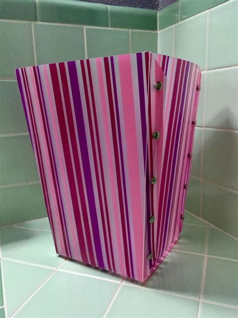 If you must have a second bed in the room, prepare it in the same manner. WASTEBASKET DUST BIN TRASH CAN Mid Century Modern bath ...