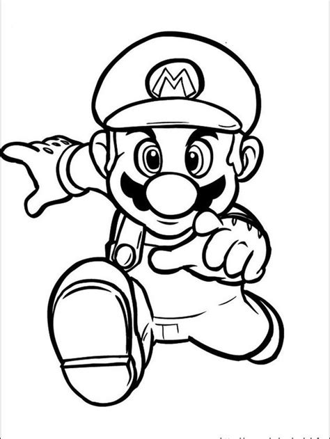 mario and sonic coloring pages | Super mario coloring pages, Mario