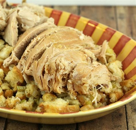 slow cooker turkey and stuffing an easy crock pot recipe slow cooker turkey crockpot turkey