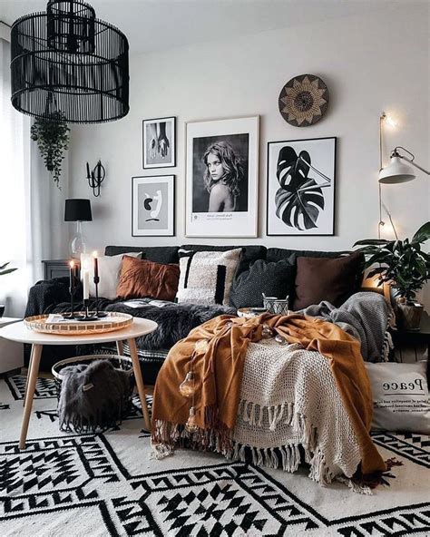 28 Marvelous Scandinavian Living Rooms With Boho Style Ideas Living