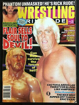 Wrestling Ringside Issue Ric Flair Hulk Hogan Cover F Vf Ebay