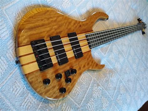 Harley Benton Bz 5000 Nt 5 String Active Bass Stunning Looks Reverb