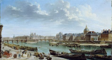 Jean Baptiste Raguenet View Of Paris With The Ile De La Cité 1763