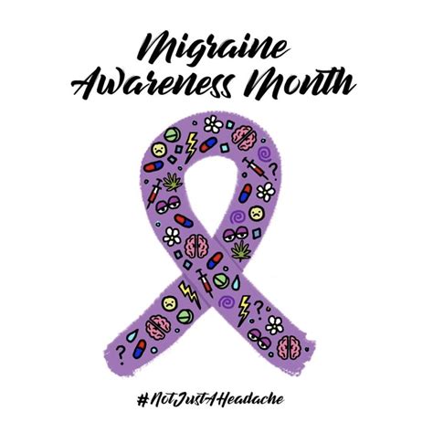 Migraine Awareness Month Ribbon Reveal Mindful Natalie