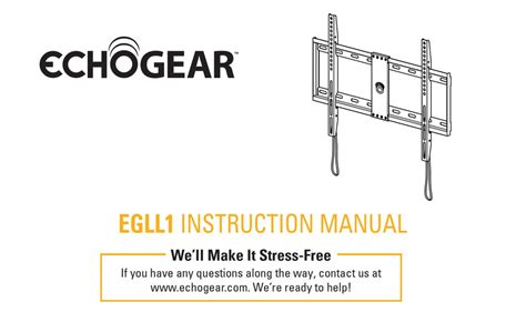 Echogear Egll1 Instruction Manual Pdf Download Manualslib