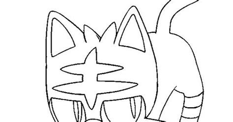 Litten From Pokemon Coloring Coloring Pages
