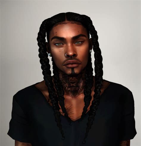 Sεε Yσυ σи A Ðαяк Nιgнт Sims 4 Black Hair Sims 4 Hair Male Sims