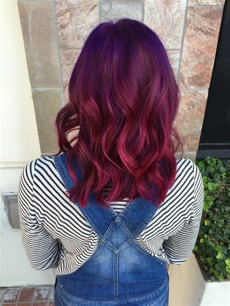 Magenta Purple Hair Hairbyhara Purple Hair Hair Magenta