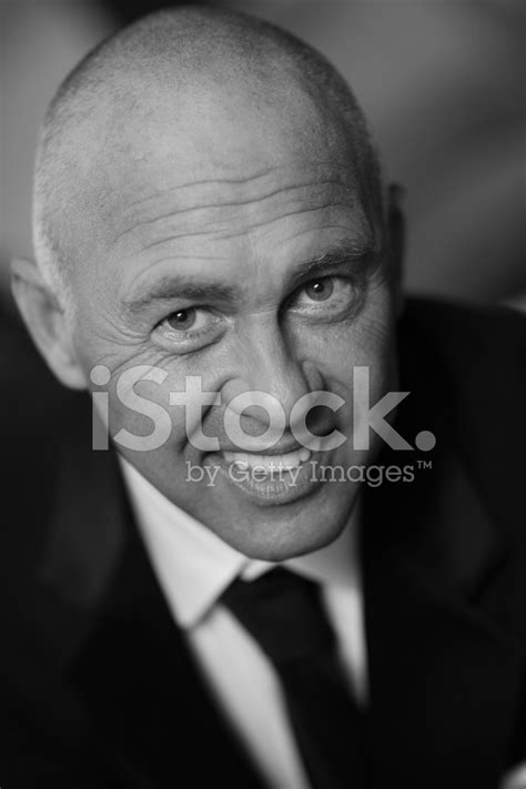 Headshot Of A Bald Man Stock Photo Royalty Free Freeimages