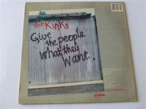 The Kinks Give The People What They Want Vinyl Record AL Etsy