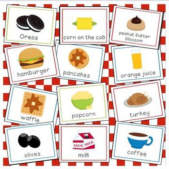 Try your hand at our word search puzzles, word scrambles, crosswords, board games or other amazing and free printables. Food and Drink Vocabulary Cards for Preschool and ...