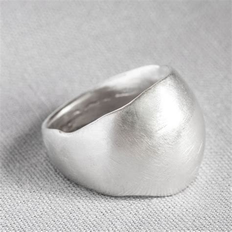 Sterling Silver Sand Cast Boulder Ring By The Jewellery Boutique