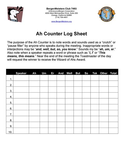 Eyewash Log Sheet Editable Template Printable 50 Printable Log Sheet