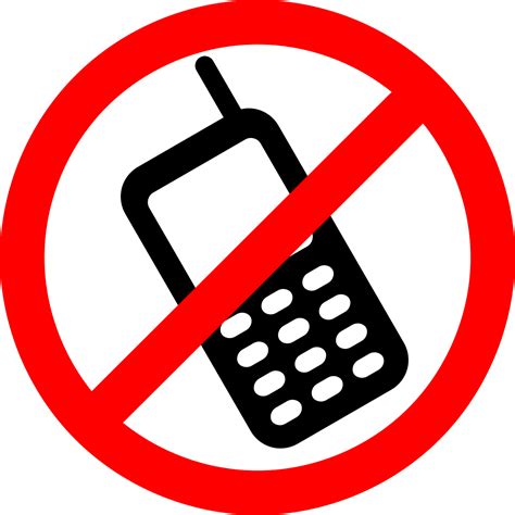 Download No Cellphones Cellphone Not Allowed Signage Royalty Free