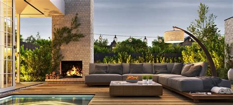 Outdoor Deck Fireplace Adding Ambiance And Warmth