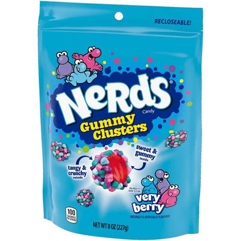 Nerds Gummy Clusters Very Berry 226g American Candy Store Australia