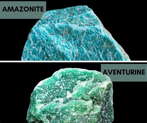 Aventurine Vs Amazonite Comparison Guide Rock Seeker