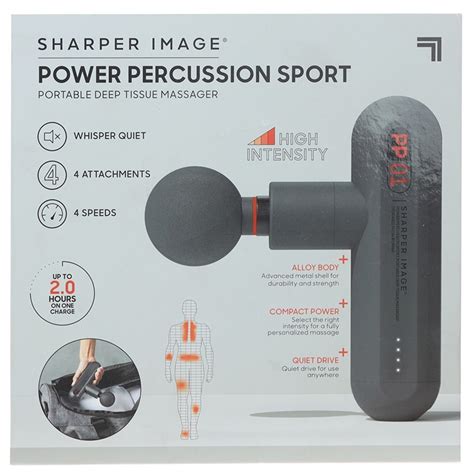 Sharper Image Power Percussion Sport Mini Portable Deep Tissue Massage