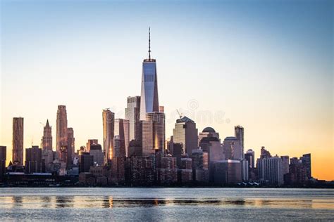 Lower Manhattan And The Skyline Of Its Famed Financial District
