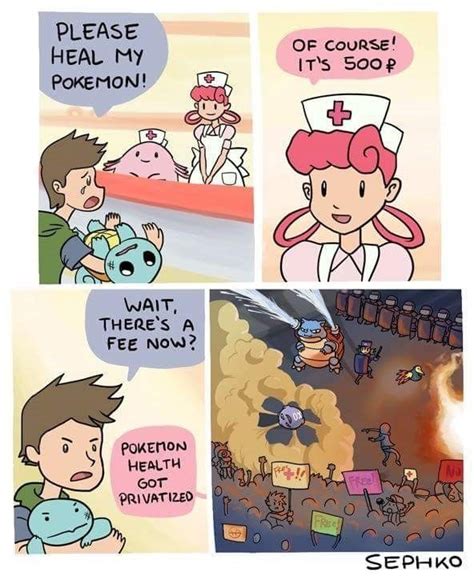 Funny Web Comic About If Pokemon Existed In Real Life And Their