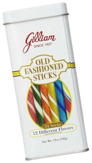 Gilliam Assorted Old Fashioned Candy Sticks 12 Oz Tins 3 Box Old
