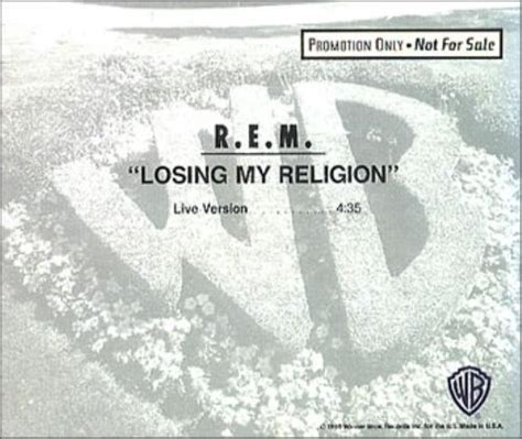 Rem Losing My Religion Live Us Promo Cd Single Cd5 5 16593