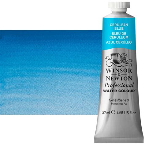 Winsor And Newton Professional Watercolor Cerulean Blue 37ml Tube