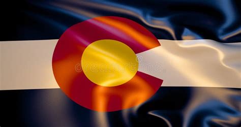 Colorado Flag Waving Flag Of Colorado State United States Of America