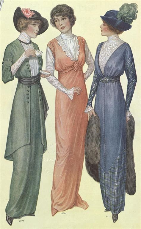 1914 01 P25crop 1910s Fashion 1914 Dress Historical Fashion