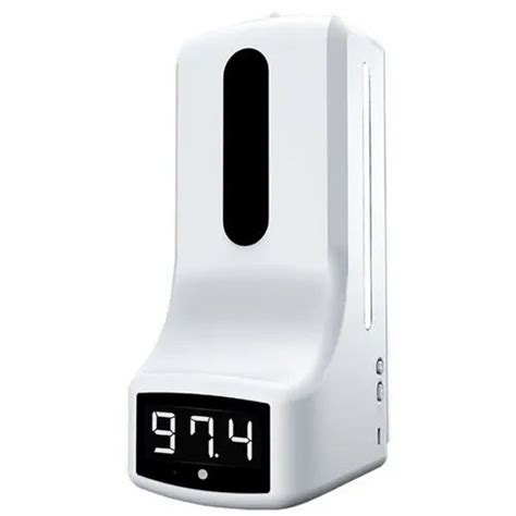 Plastic Automatic Sanitizer Dispenser Cum Body Temperature Sensor At Rs