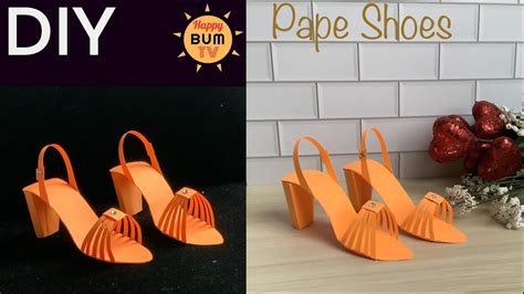 Diy Paper Shoes I How To Make Paper High Heels I Diy Crafts With Paper