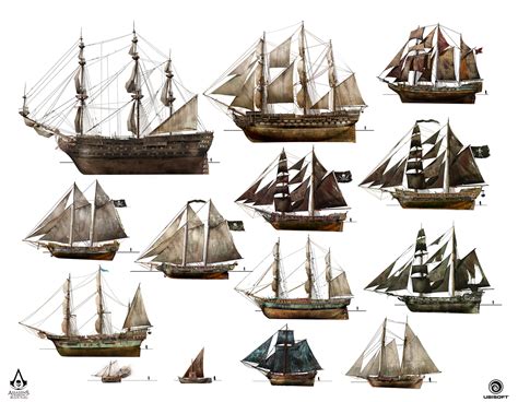 Artstation Assassins Creed Iv Black Flag Unique Ships Design