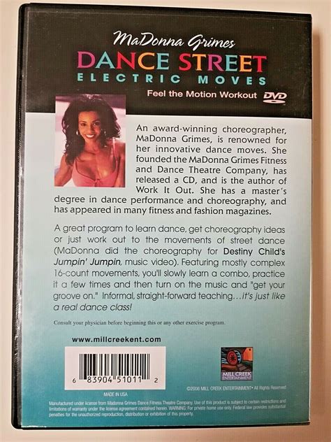 Dance Street Electric Moves And Grove To The Moves 2 Dvds Cardio W