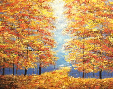 Autumns Glories Painting By Connie Tom Fine Art America