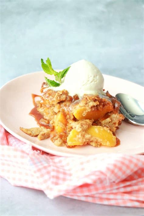 Peach Bread Pudding With Caramel Sauce Kenneth Temple