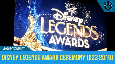 D23 Expo Disney Legends Ceremony 2019 Youtube